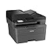 Brother MFC-L2860DW 4-in-1-Multifunktions-Laserdrucker, 34 ppm, Duplexdruck, 6,8 cm Touchscreen-Farbdisplay, Fast Ethernet, WLAN mit 5 GHz und USB 2.0