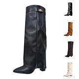 Daim de luxe de qualité : daim doux + accent de connecteur doré – élégant et de haute qualité, parfait pour un look tendance.