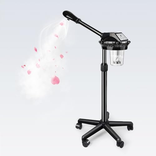 Chetunju Professional Face Steamer, Adjustable Height and Angle, Facial Steamer