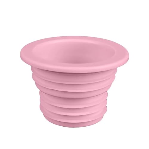 下水管シールリング 床排水栓 消臭シールカバー 防虫 洗濯機パイプジョイント 浴室用ハードウェア(ピンク)