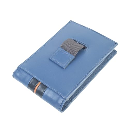 RFID Blocking Leather Wallet for Men – Premium Full Grain Bifold Wallet with ID Window, 8 Card Compartments, Gift Box with AirTag Holder Keychain – Slim Minimalist Front Pocket Wallet2