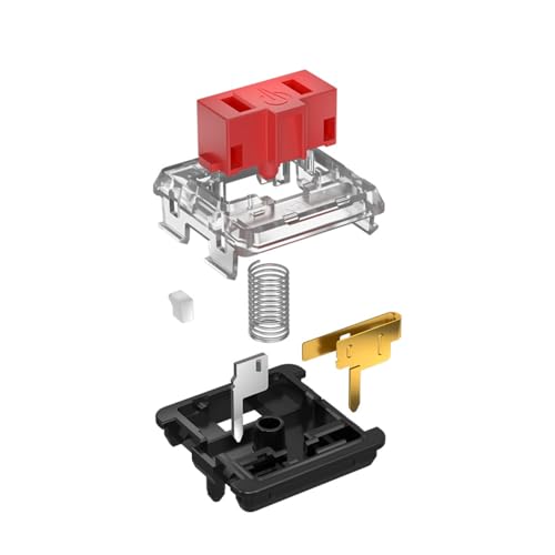 Interruptor de perfil baixo Kailh Choc Interruptor tátil de 5 pinos 1350 Chocolate para teclado mecâ