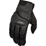 Superduty3 Motorcycle Gloves Textile/Mesh Black Cruiser Street Sport Men's Riding Glove Size Large