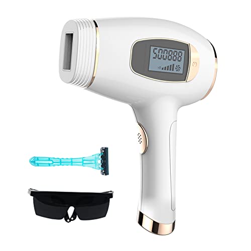 Hibeauty 脱毛器 光美容器 レーザー 光脱毛器 IPL技術 自宅 家庭用脱毛器 だつもうき メンズ レディース フラッシュ式 50万発照射 5段階調整 自動連続照射 長久脱毛 全身 男女兼用 日本語説明書付き