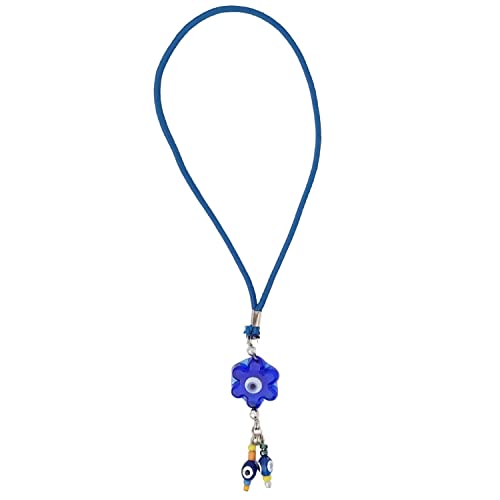 Erbulus Turkish Floral Blue Evil Eye Car Hanging Ornament In A Box - Evil Eye Car Accessories - Evil Eye Car Charm Gift For Women Or Men #TOP9