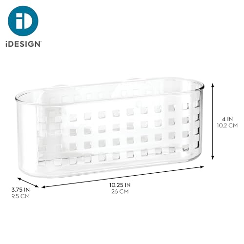 iDesign Hanging Suction Shower Caddy Basket for Bathroom Storage - Clear - Made in USA by iDesign - Image 4