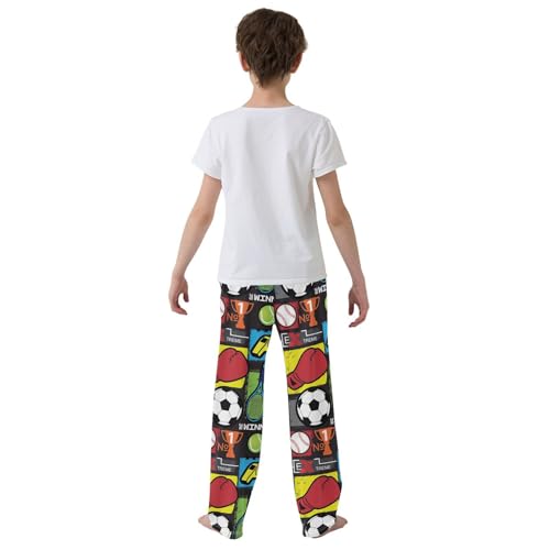 Sport Equipment Boys Pants for Kids Jogger Pants with Pockets S-XL3
