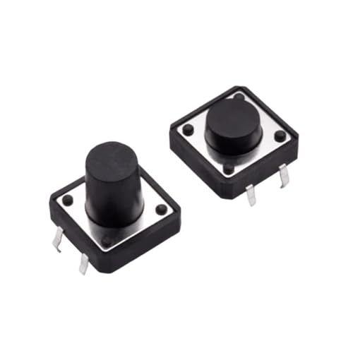 Pulsador de 12V CC interruptor momentaneo de 11mm para sustituir botones atascados
