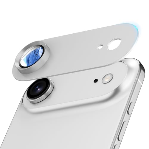 Wumigoo for iPhone Air Camera Lens Protector Aluminum Alloy Sapphire Glass Camera Cover Screen Anti-drop Case Friendly-Cloud White