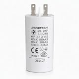 LORTECH Kondensator 3,3µF, CZ33UF, Zylindrisch, Kunststoff, Kondensator, Rollladen/Jalousien, 10389097031