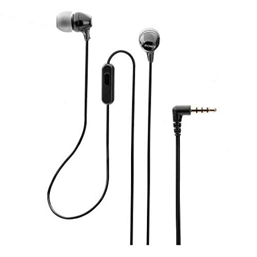 Sony 3.5mm jack In-Ear Headphones, sound with 3D stereo comfortable to long listening music (Black Colour)