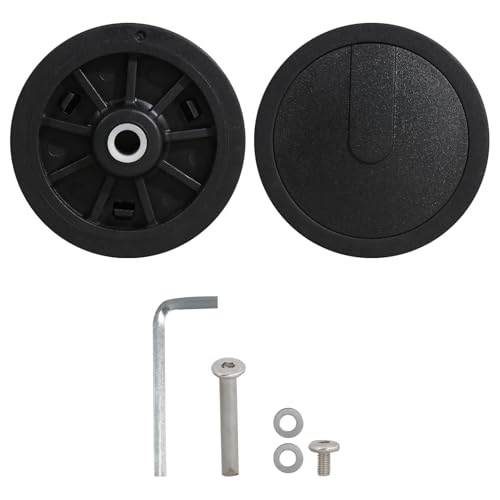 1PC Practical PVC Luggage Wheels Replacement Quiet Suitcase Casters for Travel Suitcases Trolley Case Wheels