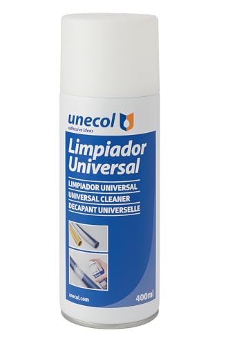 Unecol - Limpiador Universal 400 ml – Limpieza Profesional de PVC, Cobre, Hierro, Acero, Plásticos y Metales | Desengrasante Potente | Mejora Adhesión y Soldadura | Uso Interior y Exterior