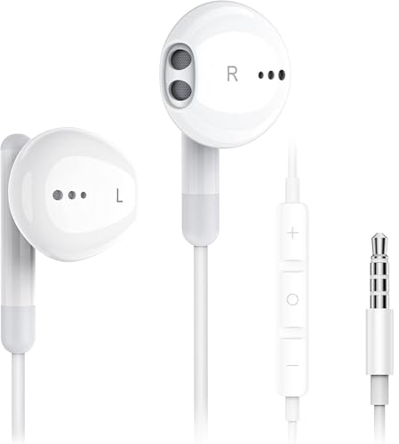 有線イヤホン3.5mmジャック超クリアな通話&雑音なし マイク付き Amazon.co.jp: イヤホン 有線【超クリアな通話&雑音なし】 有線