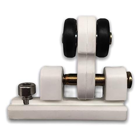 Teletoldo Polea rodamiento para guía de pérgola (1, Blanco) Cover