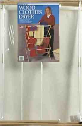 Madison Mill42.5 in. H x 29.5 in. W x 14 in. D Wood Clothes Drying Rack