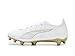 Puma, Mens, Ultra 6 Pro Firm, Artificial Ground Soccer Cleats, White/Metallic Gold/Black, 9.5, D - Medium