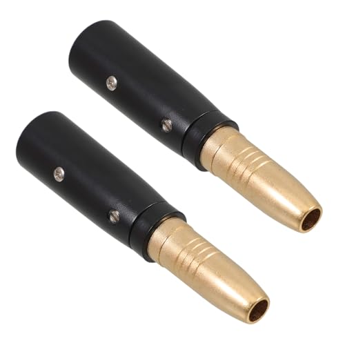 Lurrose 2pièces Adaptateur Audio vers XLR Femelle Convertisseur De Signal Audio Professionnel Lot