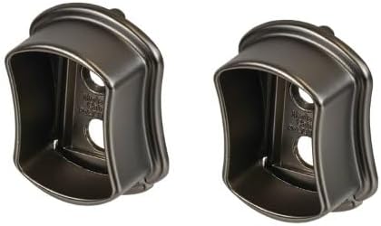 Miniatura 4 de TAG Hardware - 1 par de bridas de soporte de extremo cóncavo para armario (aluminio mate)