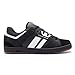 DVS Men's Tactic Skate Shoe, Black/White Nubuck, 12