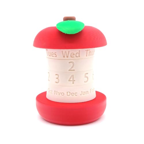 ノーブランド品 オフィスデスク - Apples カレンダーマニュアル日付ミニクリエイティブコア日付表示。家の装飾のための新しいホームギフト