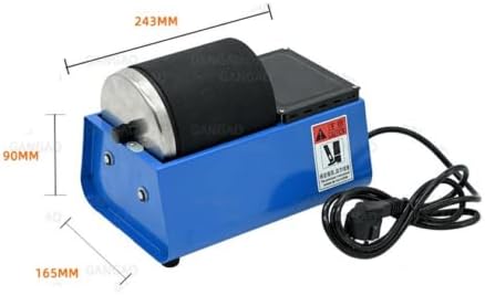 Rotary Polishing Machine Rubber Barrel Drum Rotating Grinding Jewelry Tools