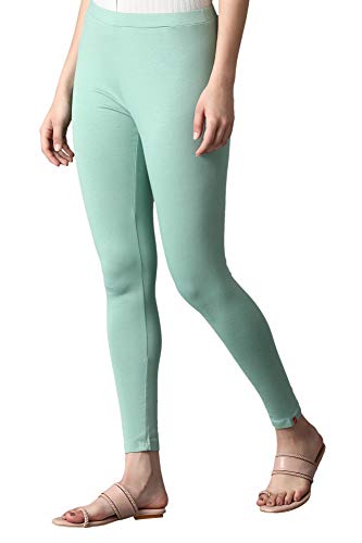 Image of W for Woman W Cotton Lycra Strechable Ankle Length For Women Tights For Women | Ankle Length For Women | Cotton Tights For Women | Lycra Tights For Women | Leggings For Women