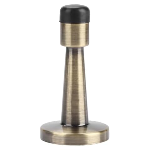 Akozon Brushed Brass Door Stopper Cover