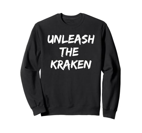 Cool Funny Unleash The Kraken Shirt novità Regalo Uomo Donna Felpa