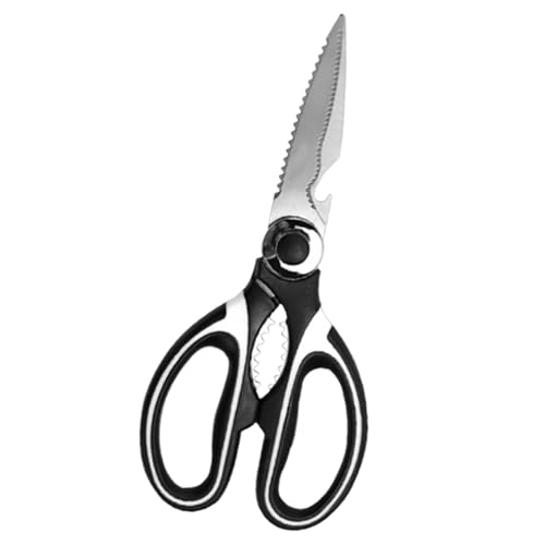 Alipis 1Pc Stainless Steel Kitchen Scissors Heavy Duty Poultry Shears with Ultra Sharp Blades Multipurpose Shear for Cutting Chicken Meat and Vegetables