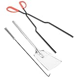 Portabilité pratique : sa conception compacte et très légère permet un transport facile partout ; pelle à feu ; outils de cheminée en fer forgé