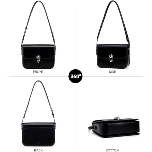 Image of LA FESTIN Genuine Leather Purse for Women Designer Shoulder Handbag Daliy