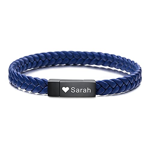 MunkiMix Bracciali personalizzati in vera pelle