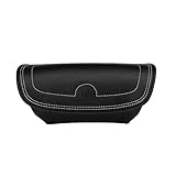 Indian Motorcycle Black Genuine Leather Handlebar Bag