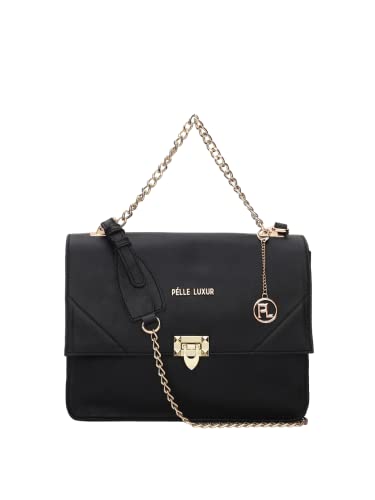 Sac à main moyen noir sac pour femme tendance avec rangements
