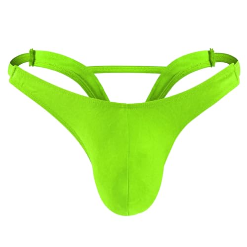 Men's Underwear Sexy Thong G-string Stretchy Breathable Panties Comfortable Fit Low Rise Bikini One Size