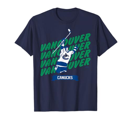 Vancouver Canucks Graffiti Navy Officially Licensed T-Shirt