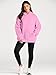 Trendy Queen Womens Oversized Hoodies Fleece Sweatshirts Fall Fashion Pullover Sweaters Winter Clothes 2025 Pink XS