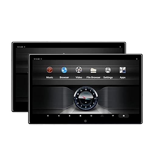 Monitor de reposacabezas para coche, Monitor táctil for reposacabezas de coche de 13,3 pulgadas, reproductor de vídeo 4K 1080P, RAM2G + ROM32GB, , Control remoto de juegos, , IR, AV, FM, USB Para viaj