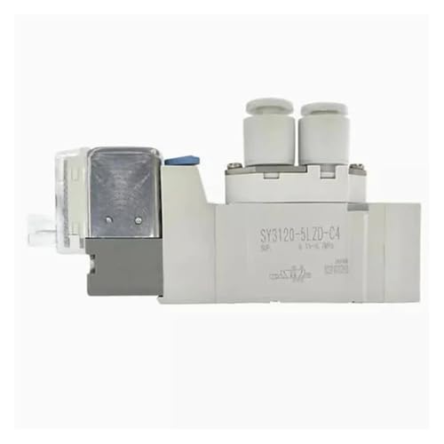 Électrovanne à 5 ports enfichable type SY3420-6LZD-M5 DC12V commande pneumatique
