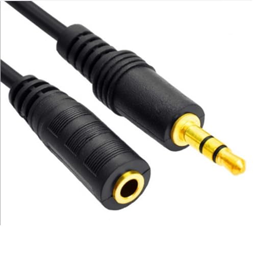 3 cables extensión audio 3.5mm Jack 3m, macho a hembra miniatura 5