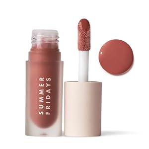 Summer Fridays Dream Lip Oil – Tinted Lip Oil with Moisturizing Sheer Coverage, High-Shine and Deep Hydration – Non-Sticky Formula for Long-Lasting Softness – Blush Dreams (0.15 Oz)