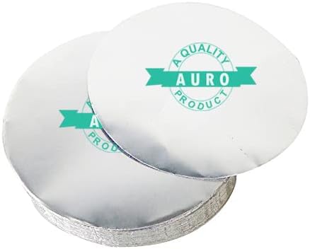 Foil Aluminium Seal for PET Jar, Aluminium foil for jar sealing, Bottle and Container, Packing (Jar Seal),(WAD Does Not Included), 105 MM, Pack Of 100, suitable for 100mm jar