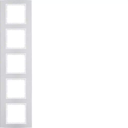 Preisvergleich Produktbild Hager 10153904 Wandplatte / Schalterabdeckung Aluminium - Wandplatten & Schalterabdeckungen (Aluminium, Aluminium, 90,7 mm, 365,1 mm)