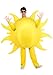 Fun Costumes Adult Sun Costume Sunshine Inflatable Costume - Yellow - Standard
