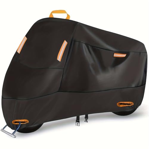OHTWM Fundas Motos para BMW F800S F800R F800ST F800GT F800 SR ST GT, Exterior Impermeable Antipolvo UV Protector con Orificios De Bloqueo Accesorios,A/XXXXL