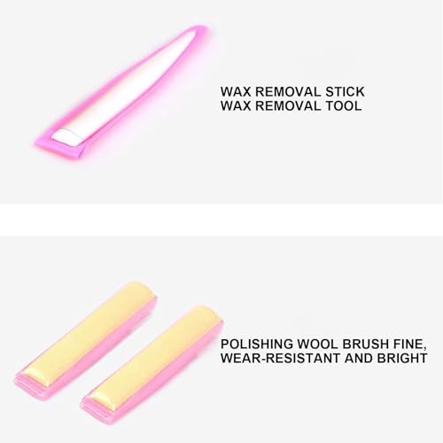 Kit de pulido de uñas para reparar superficies opacas con cera protectora 6
