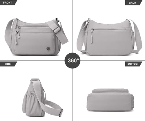 Image of Pealwel Casual Crossbody Bag with Anti Theft Pocket - Women Lightweight Water-Resistant Purse Bag