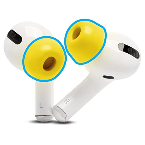 Puntas de Espuma viscoelástica WC TipZ para Airpods Pro en Color Amarillo