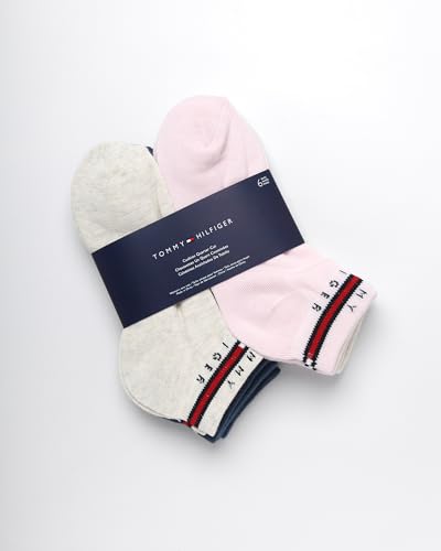 Image of Tommy Hilfiger Womens Quarter Socks - 6 Pack Soft Cushioned Athletic Performance Ankle Socks for Women for Sports and Running